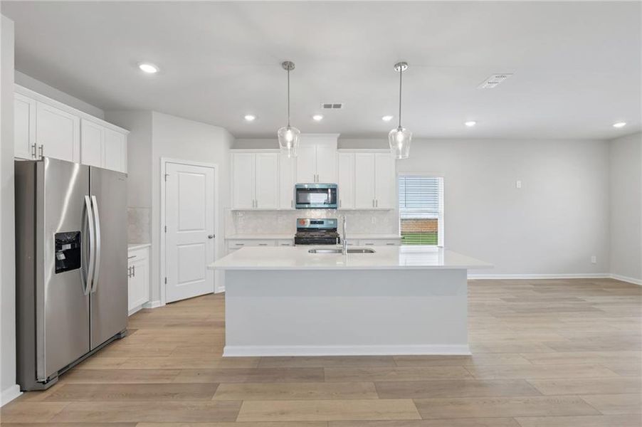Furnished interior view inside a new home in Martin Springs - Cottage Series, Lawrenceville (Image 11).