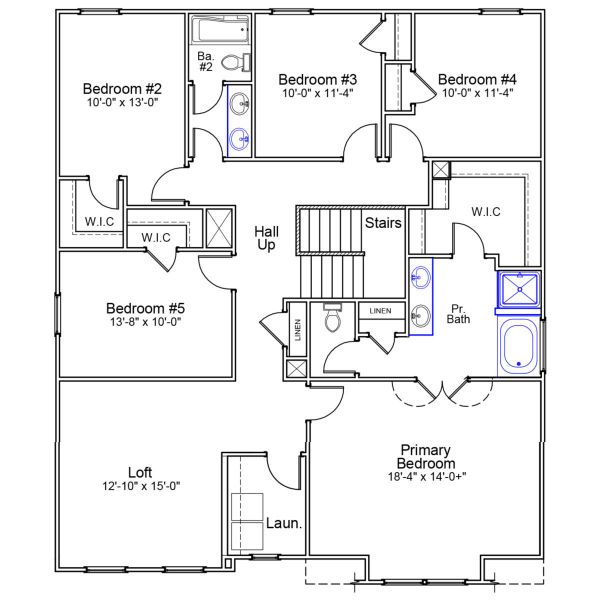 2D floor plan layout of this home in Ellington, Elgin, SC (Image 3).