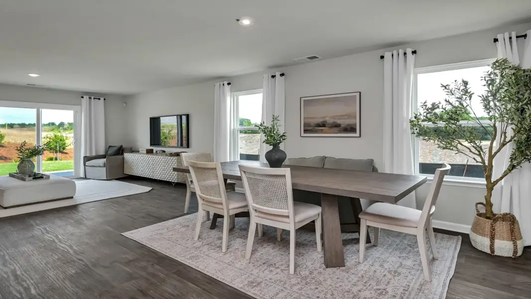 Furnished interior view inside a new home in Livingston Woods, Irmo (Image 9).