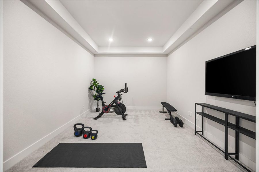 Furnished interior view inside a new home in Woodson’s Reserve, Spring (Image 35).