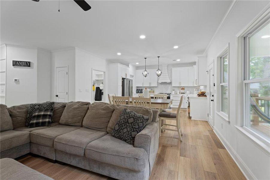 Furnished interior view inside a new home in , Snellville (Image 9).
