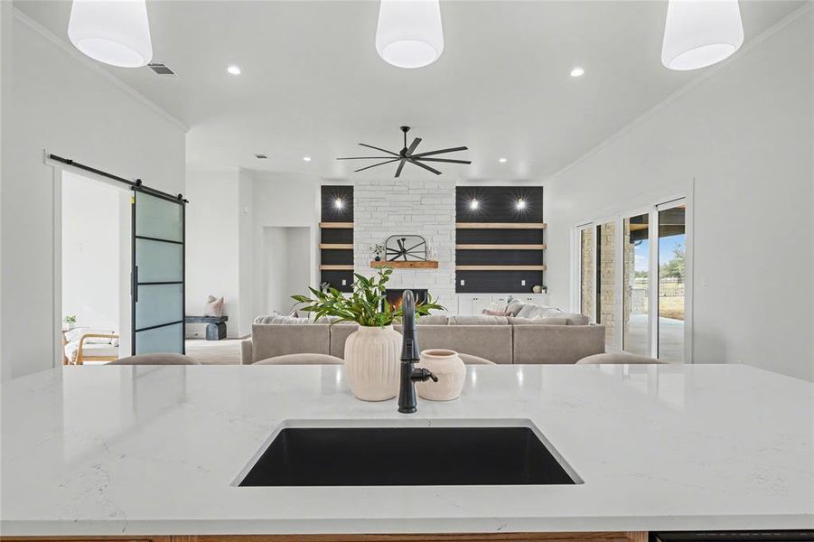 Furnished interior view inside a new home in , Temple (Image 8).