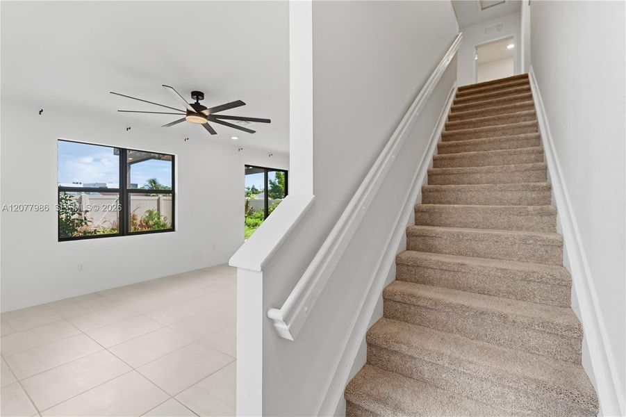 Spacious, unfurnished interior of a new home in Parker Pointe, Homestead (Image 35). Spacious, unfurnished interior of a new home in Parker Pointe, Homestead (Image 35).