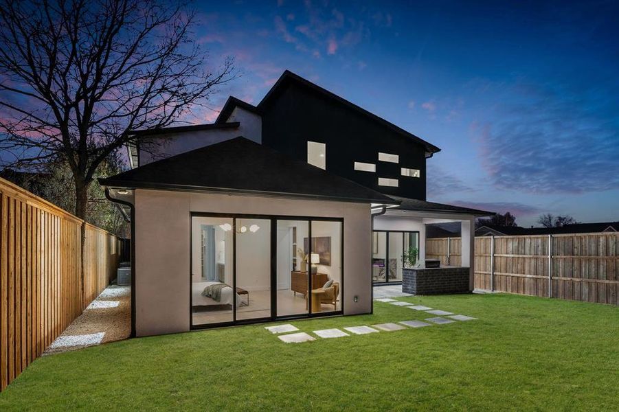 Exterior details and patio area of a home in , Dallas (Image 27).