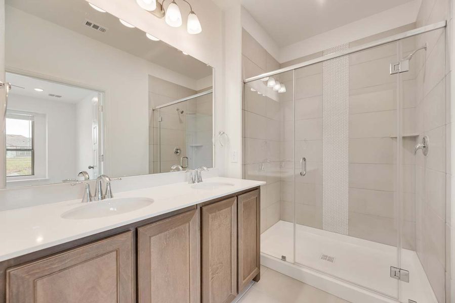 Representative furnished interior of a home built from the Mulberry by Pacesetter Homes in Elevon, Lavon (Image 10).