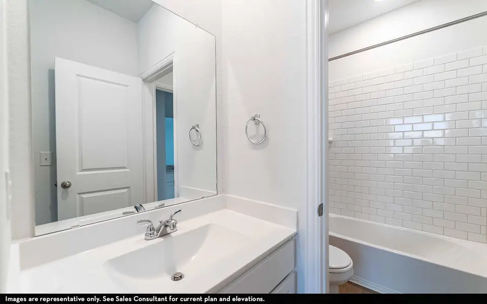 Furnished interior view inside a new home in Municipal Drive Townhomes, Leander (Image 5).