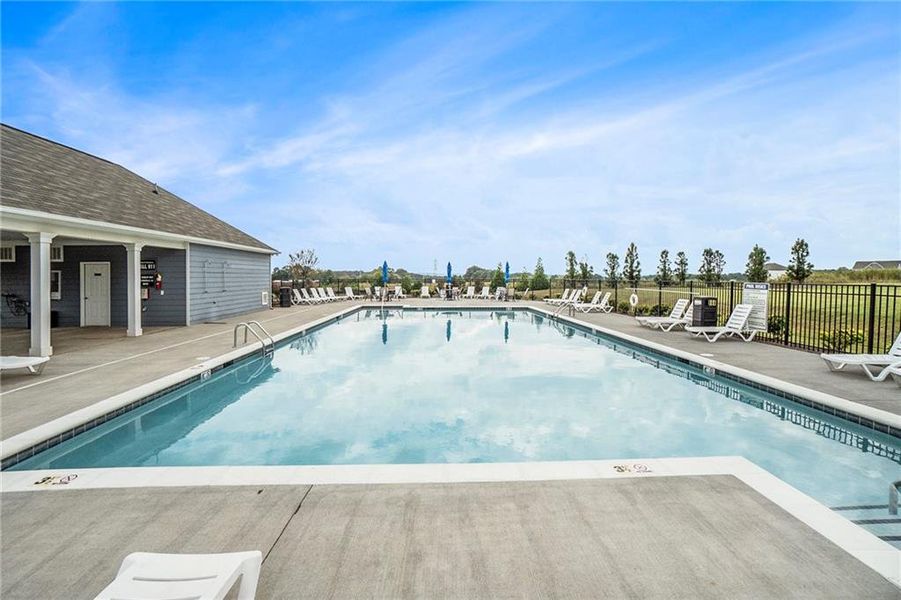 Exterior details and patio area of a home in , Cartersville (Image 31).