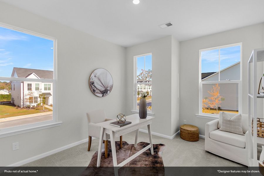 Furnished interior view inside a new home in Sweetbrier, Durham (Image 14).