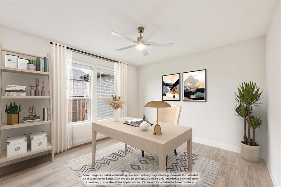 Furnished interior view inside a new home in Terracina, Rockwall (Image 14).