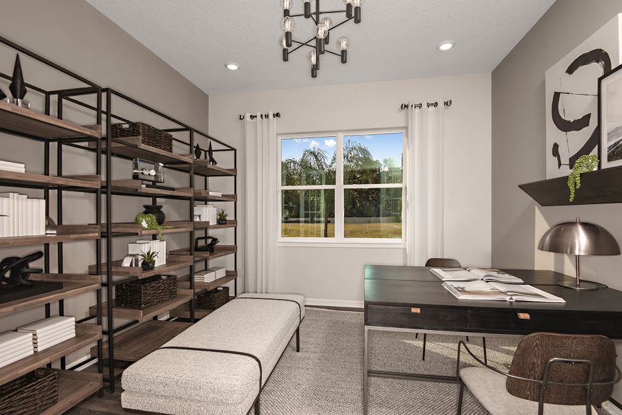 Furnished interior view inside a new home in Waterset, Apollo Beach (Image 4).