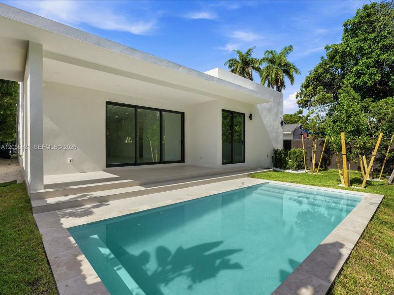 Exterior details and patio area of a home in , Miami (Image 4). Exterior details and patio area of a home in , Miami (Image 4).