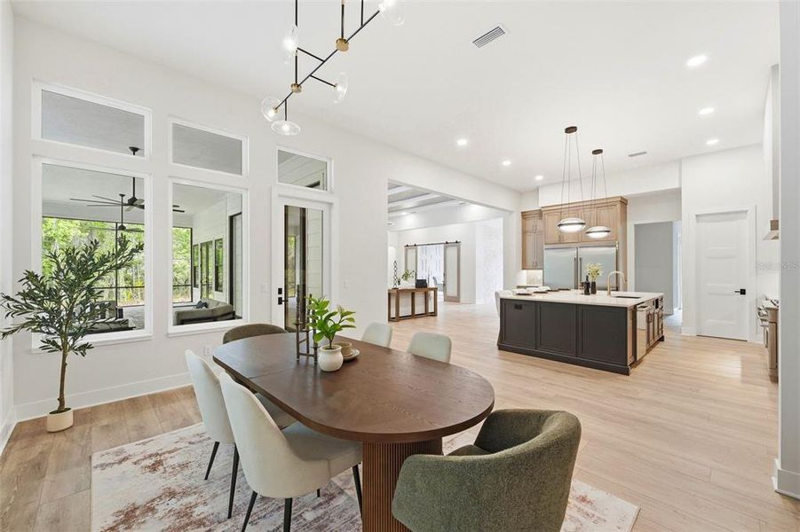 Furnished interior view inside a new home in , Archer (Image 18).