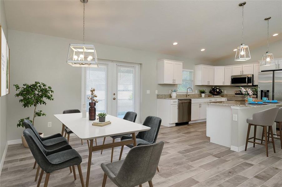 Furnished interior view inside a new home in , Englewood (Image 15).