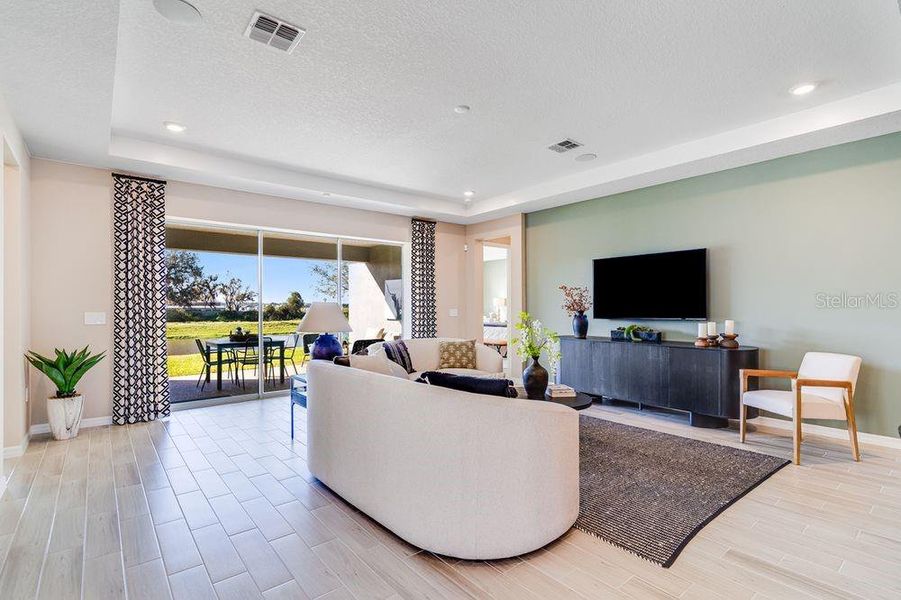 Furnished interior view inside a new home in Coasterra Community Group Page, Palmetto (Image 14).
