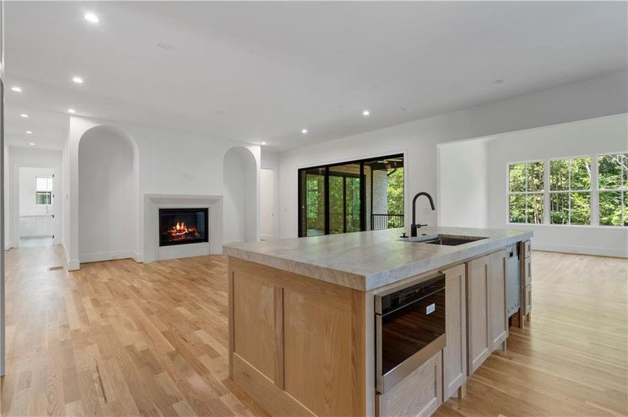 Furnished interior view inside a new home in , Acworth (Image 12).