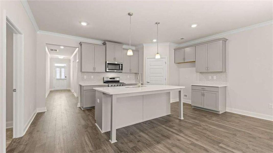 Furnished interior view inside a new home in , Locust Grove (Image 12).