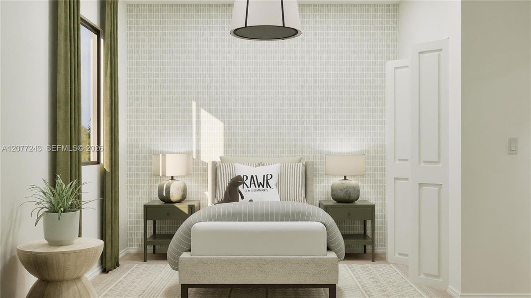 Furnished interior view inside a new home in Sunscapes, Florida City (Image 14). Furnished interior view inside a new home in Sunscapes, Florida City (Image 14).