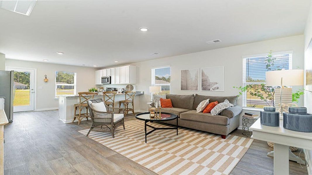 Furnished interior view inside a new home in The Park at Wilkinson, Orangeburg (Image 10).
