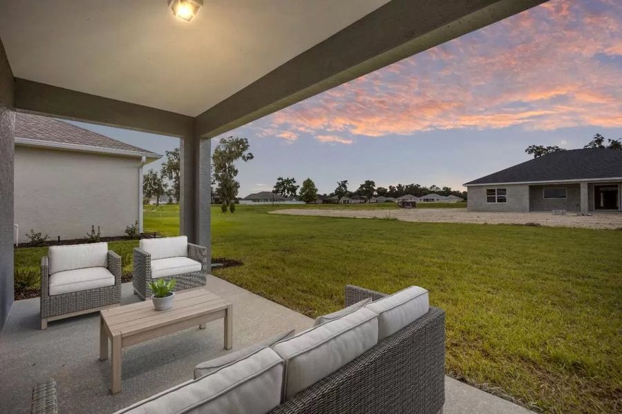 Representative furnished interior of a home built from the Republic by Triple Crown Homes in Evergreen Estates, Ocala (Image 8).