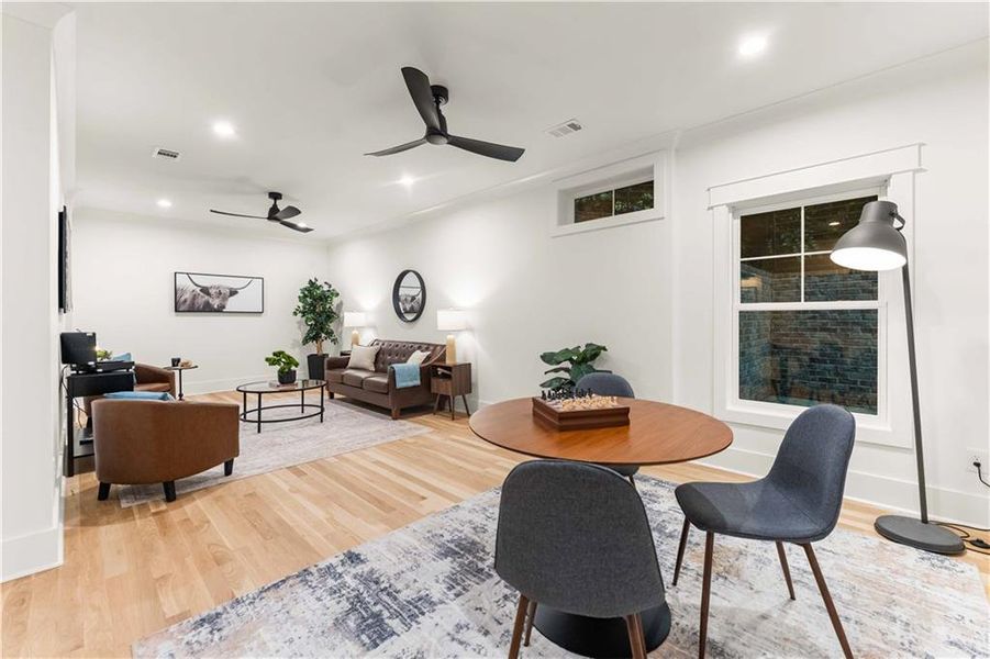 Furnished interior view inside a new home in , Atlanta (Image 17).