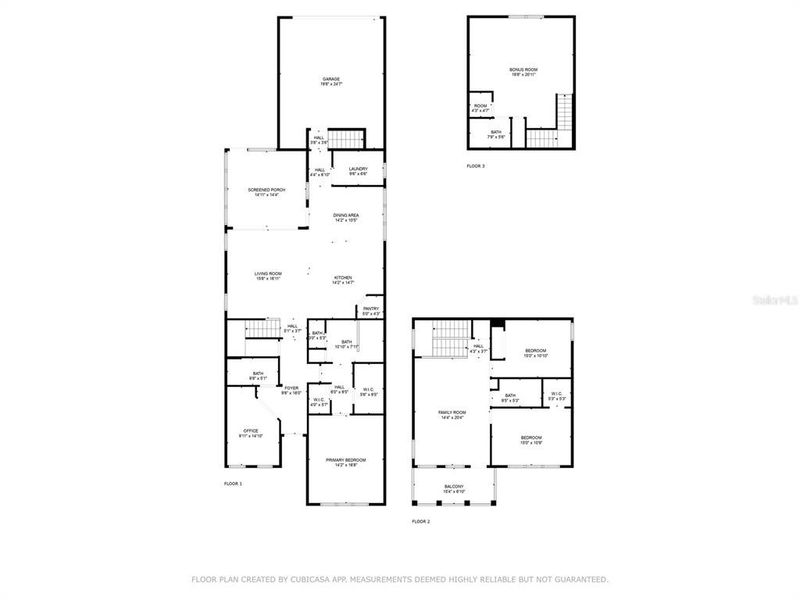 2D floor plan layout of this home in , Wesley Chapel, FL (Image 3).