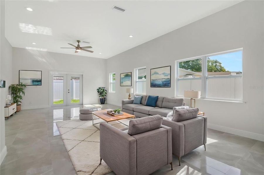 Furnished interior view inside a new home in , Tampa (Image 13).