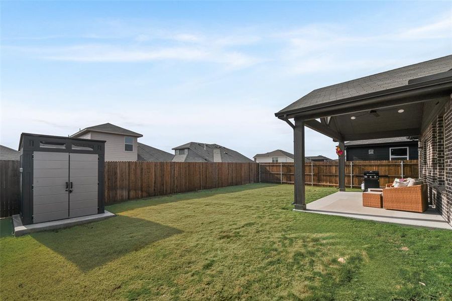 Exterior details and patio area of a home in , Fort Worth (Image 26). Exterior details and patio area of a home in , Fort Worth (Image 26).