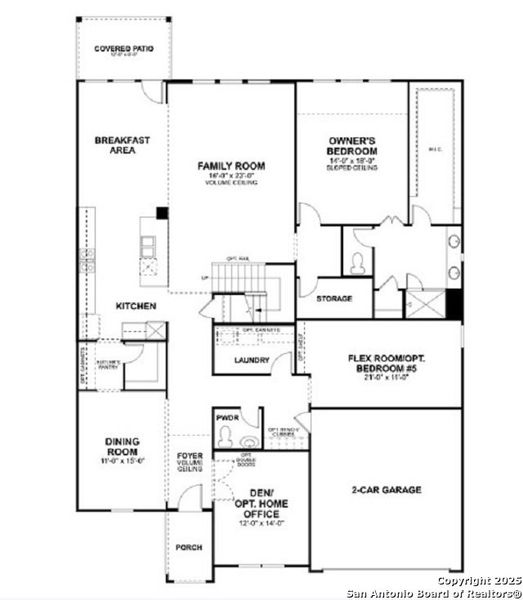 2D floor plan layout of this home in Everly Estates, San Antonio, TX (Image 2). 2D floor plan layout of this home in Everly Estates, San Antonio, TX (Image 2).