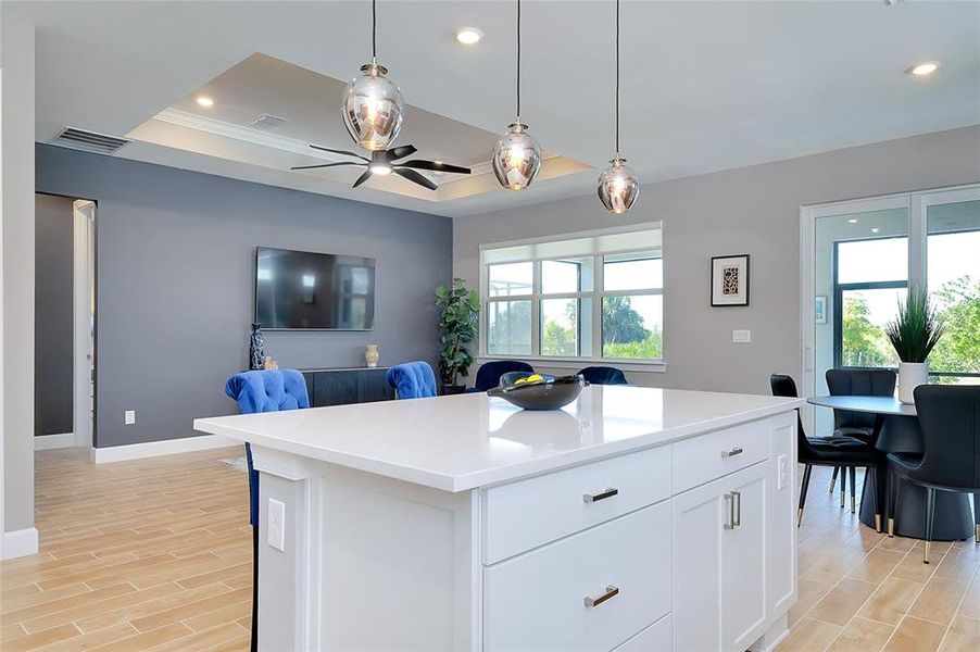 Furnished interior view inside a new home in , Englewood (Image 40).