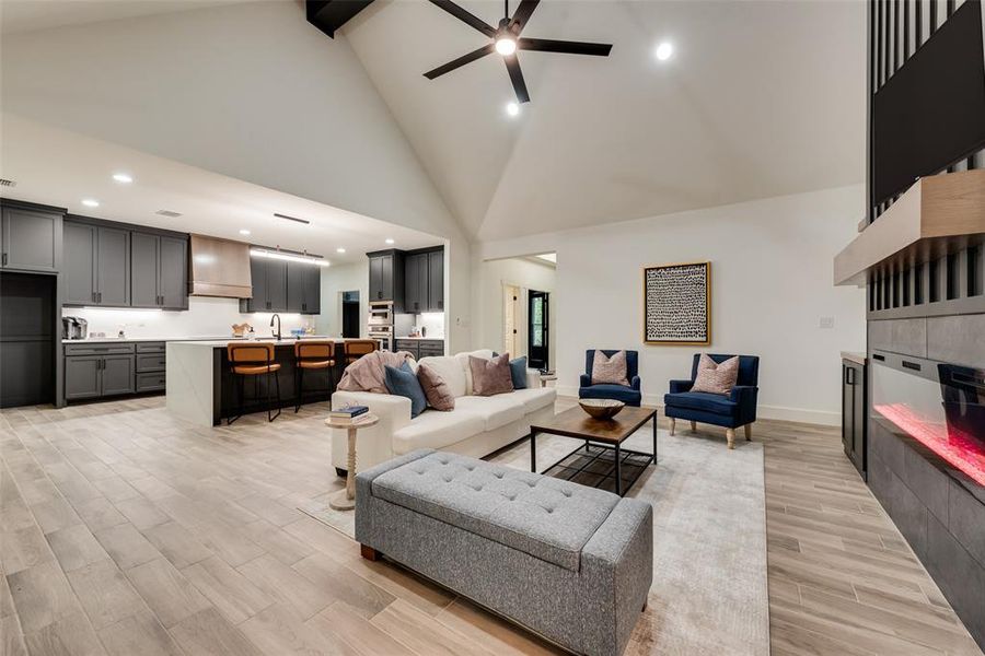 Furnished interior view inside a new home in , Fort Worth (Image 32).