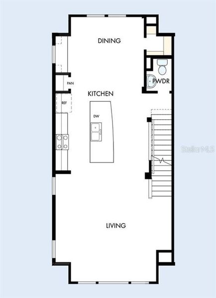 2D floor plan layout of this home in Towns at Union, St. Petersburg, FL (Image 2). 2D floor plan layout of this home in Towns at Union, St. Petersburg, FL (Image 2).