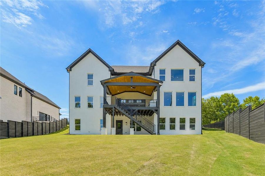 Exterior details and patio area of a home in , Buford (Image 4).