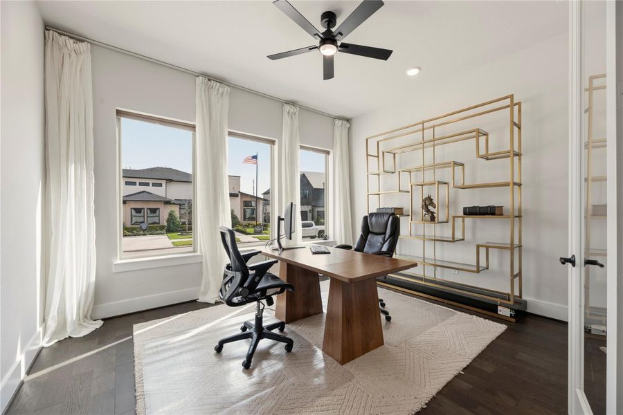 Furnished interior view inside a new home in , Cypress (Image 14).