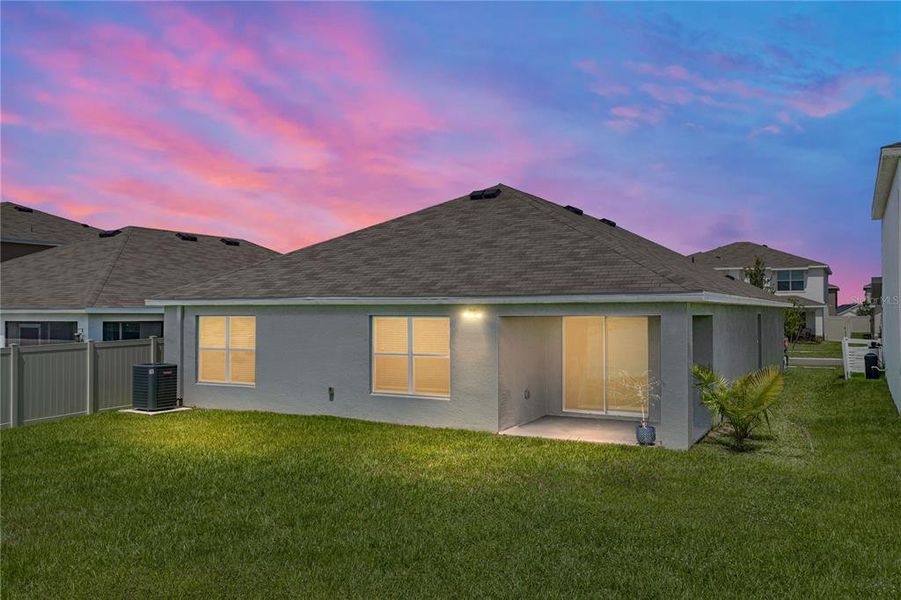 Exterior details and patio area of a home in Berry Bay, Wimauma (Image 3).