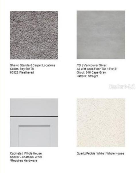 Sample of building materials used in homes in Firethorn, Parrish (Image 12). Sample of building materials used in homes in Firethorn, Parrish (Image 12).
