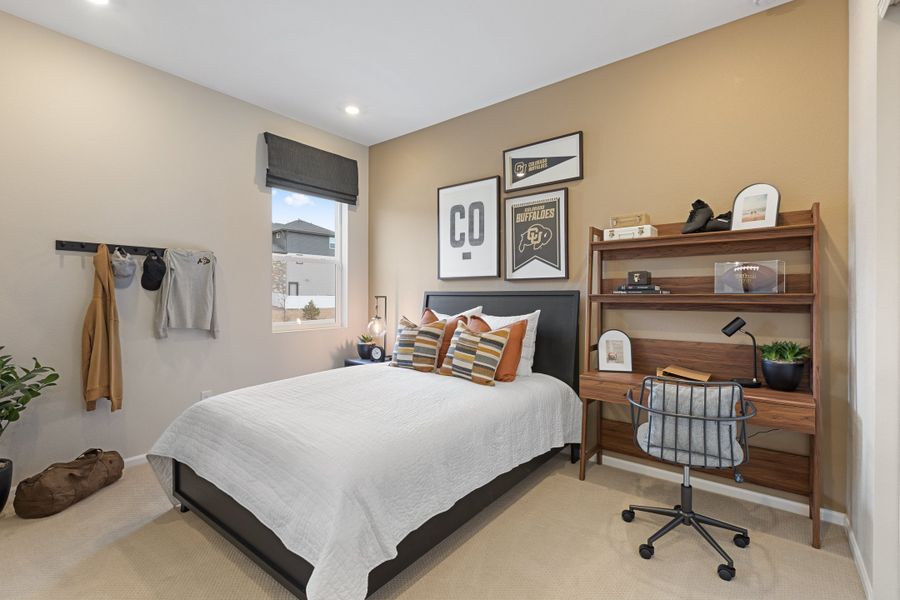 Representative furnished interior of a home built from the 5002 by Risewell Homes in The Estates Collection at Murphy Creek, Aurora (Image 24).