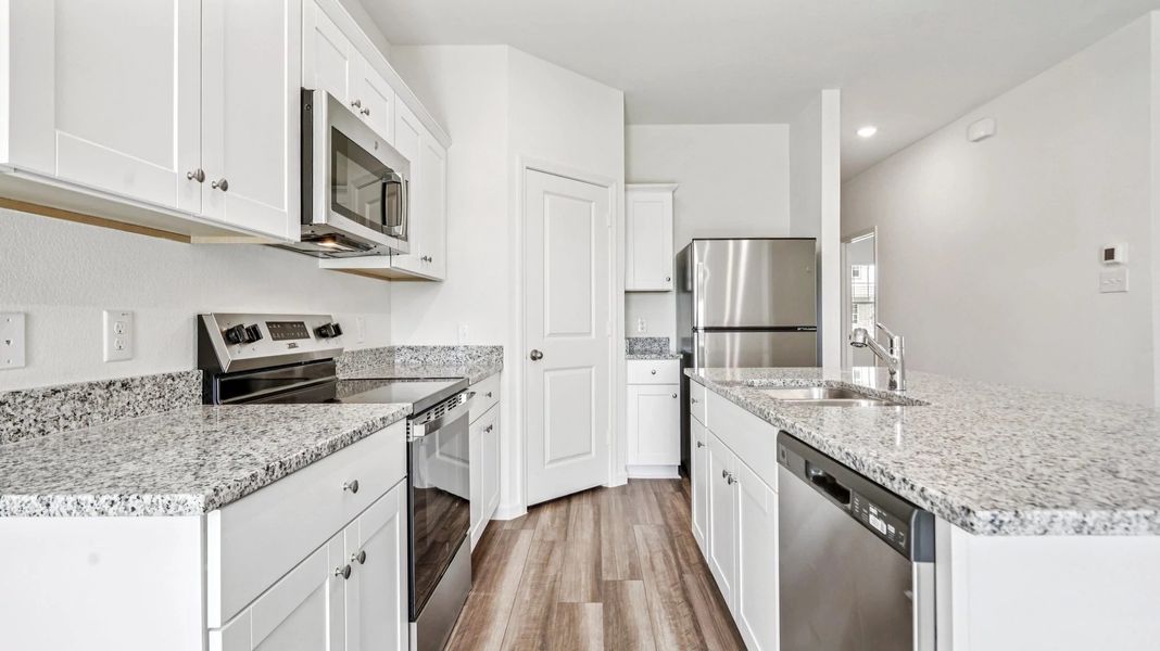Representative furnished interior of a home built from the Jupiter by Starlight Homes in Castlewood South, Taylor (Image 5). Representative furnished interior of a home built from the Jupiter by Starlight Homes in Castlewood South, Taylor (Image 5).