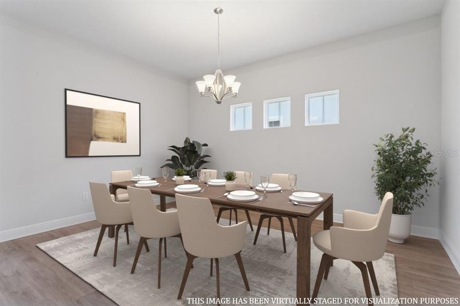 Furnished interior view inside a new home in Oakfield, Parrish (Image 19).