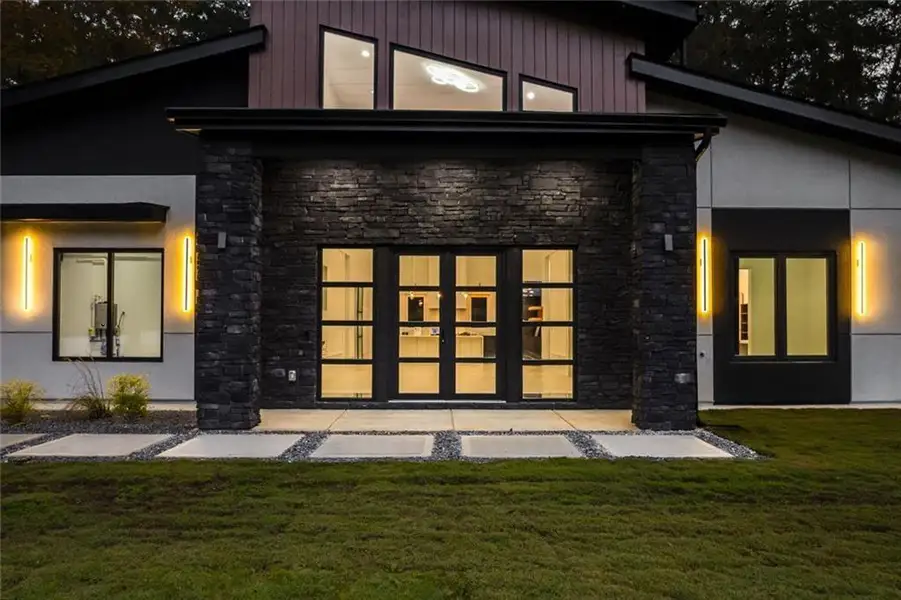 Exterior details and patio area of a home in , Winder (Image 29). Exterior details and patio area of a home in , Winder (Image 29).