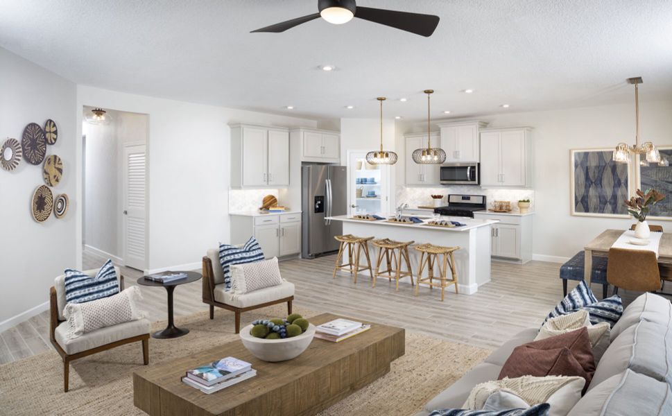 Representative furnished interior of a home built from the Cascades by Mattamy Homes in Tradition, Port St. Lucie (Image 7). Representative furnished interior of a home built from the Cascades by Mattamy Homes in Tradition, Port St. Lucie (Image 7).