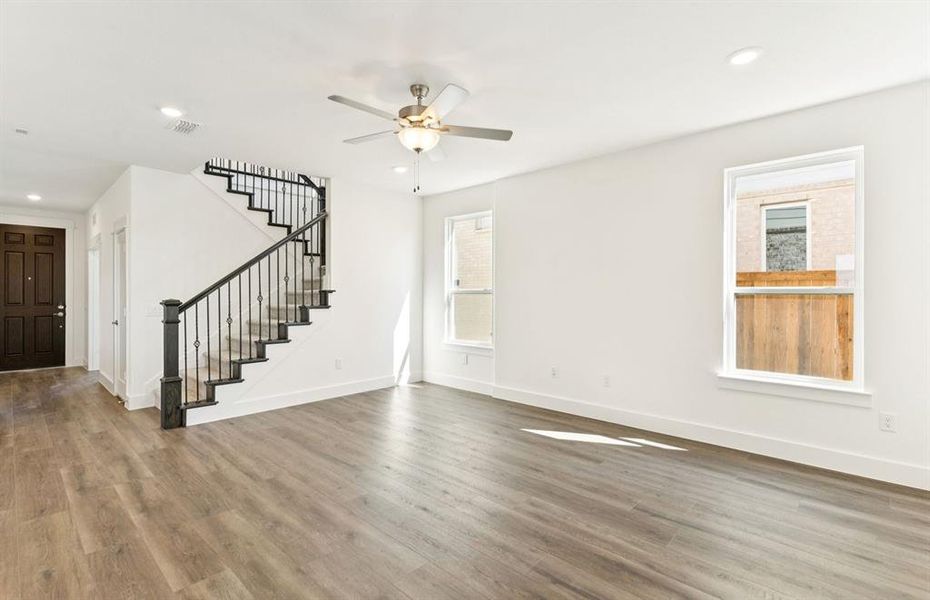 Bright and inviting gathering room perfect for entertaining