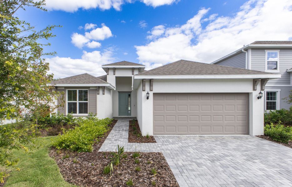Representative exterior photo of a completed home built from the Augustine by Park Square Residential in Summerbrooke, Mount Dora, FL (Image 9).