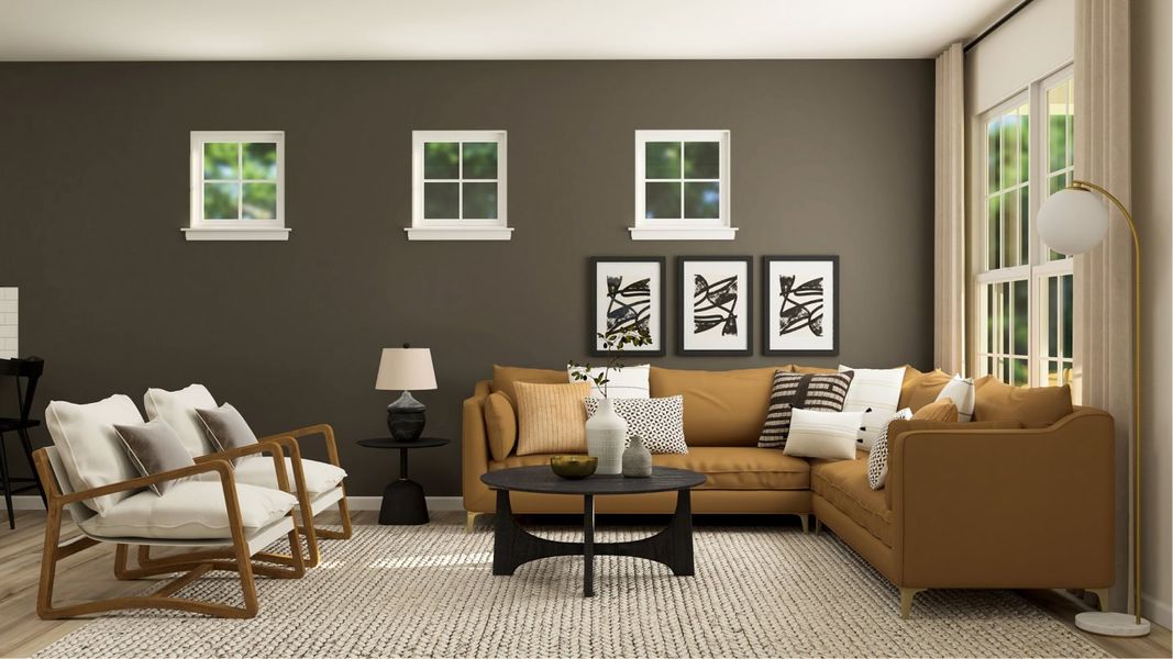 Representative furnished interior of a home built from the Cypress by Lennar in Elizabeth: Arbor, Fort Mill (Image 15).