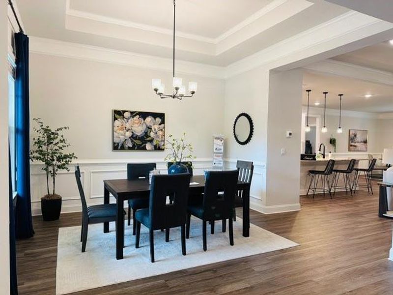 Furnished interior view inside a new home in Tuscany Hills, Douglasville (Image 26).