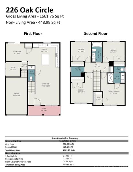 2D floor plan layout of this home in , Newton, NC (Image 4).