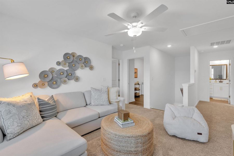 Furnished interior view inside a new home in Boykin Hills, Chapin (Image 17).