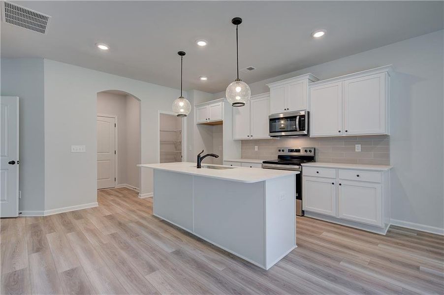 Furnished interior view inside a new home in Westminster, Covington (Image 3).
