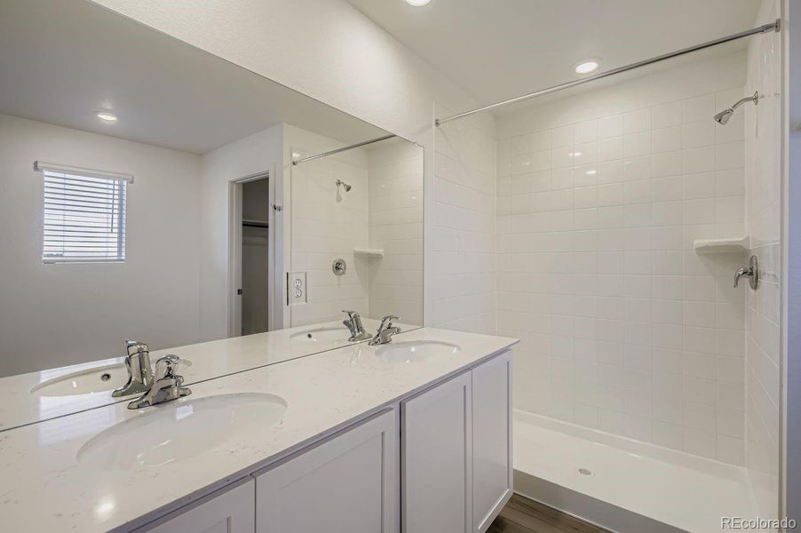 Furnished interior view inside a new home in Ledge Rock: The Camden Collection, Johnstown (Image 7). Furnished interior view inside a new home in Ledge Rock: The Camden Collection, Johnstown (Image 7).