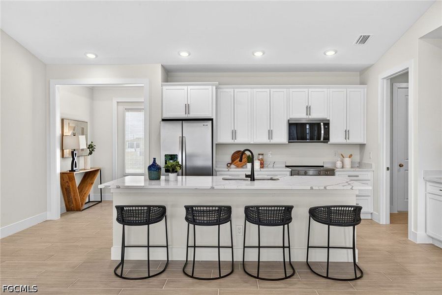 Furnished interior view inside a new home in Cape Coral, Cape Coral (Image 13).