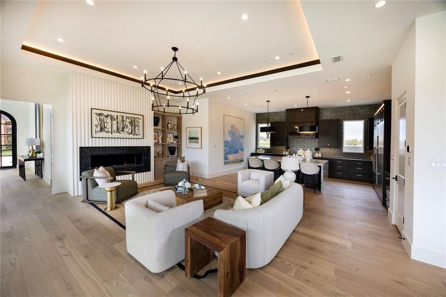 Furnished interior view inside a new home in , Southlake (Image 5).